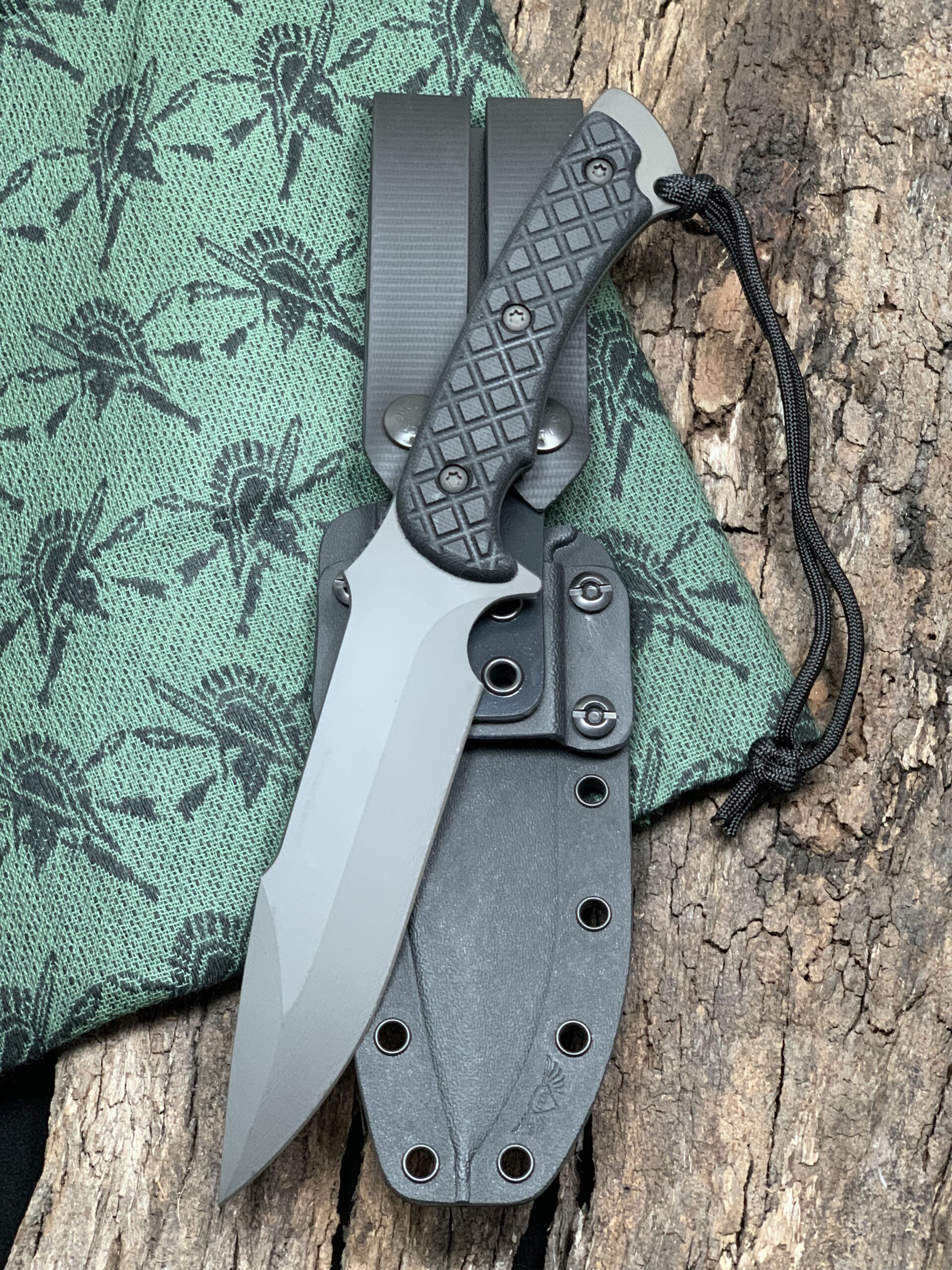 Spartan Horkos Black/Black - Black Kydex Sheath - Australian Knife Sales